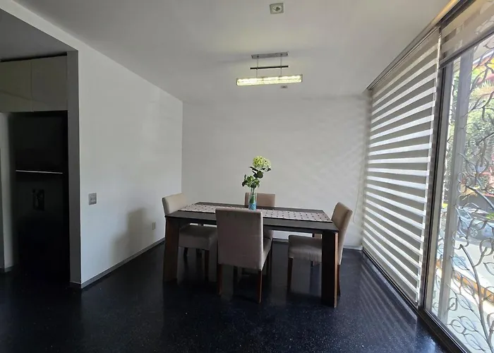 Lujosa Casa En Del Valle, 10 Personas, Garage, Jacuzzi Y Roof Garden Con Asador Hébergement de vacances Mexico