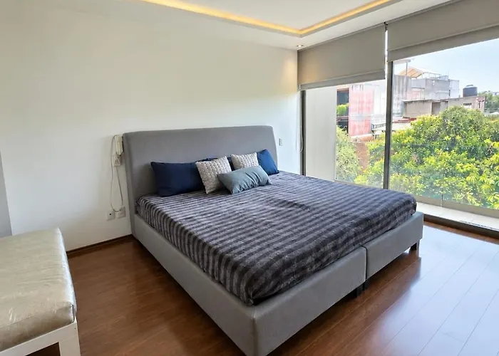 Lujosa Casa En Del Valle, 10 Personas, Garage, Jacuzzi Y Roof Garden Con Asador * Mexico